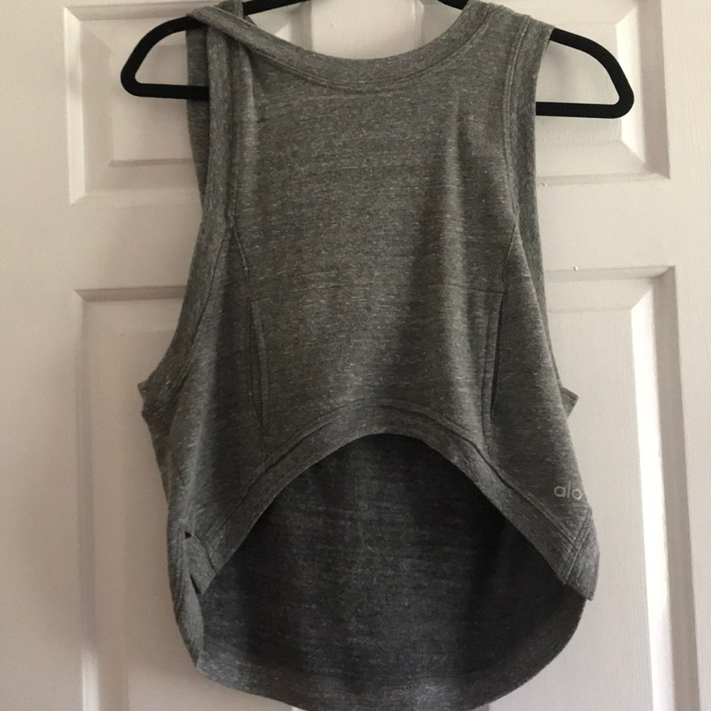 Alo Yoga Cropped Sleeveless Hoodie
